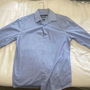 Perry Ellis Portfolio modern fit wrinkle free 15 32/33 cotton dress shirt